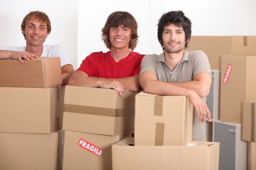 Professional removalists assisting with packing in Bow Storage