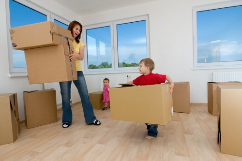 Customer service representative assisting clients